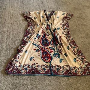 Vintage 1970s poncho/dress/bathing suit cover